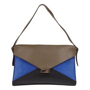 Celine Tricolor Diamond Clutch Shoulder Bag